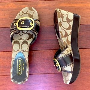 (New) Adorable New Coach Platform Shoes in Size 6.5
